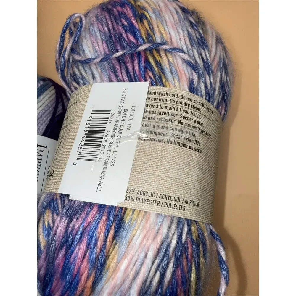 Loops & Threads Impeccable, Chameleon,￼ Madrid Yarn Lot, 4 Skeins